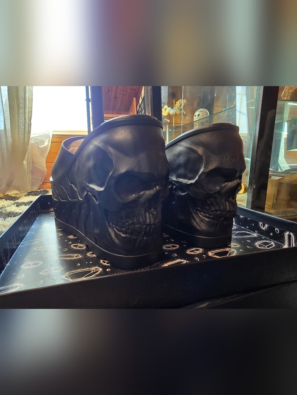 Killstar Doom Platform Sandals Size 9